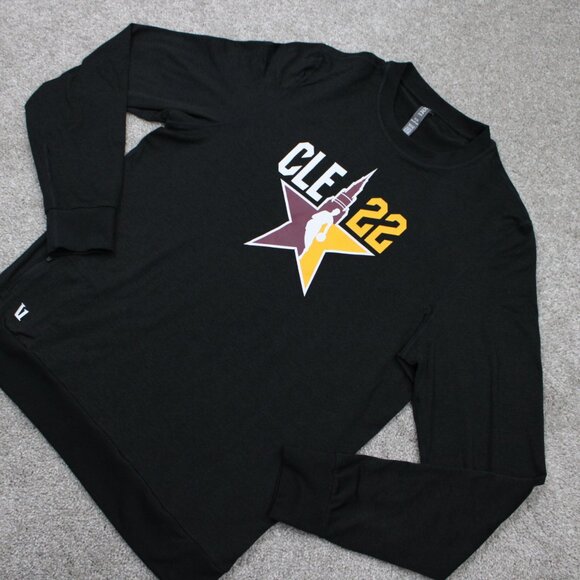 Vuori Cleveland Sweatshirt Mens Medium Black Ponto Performance NBA Cavs Pullover - Picture 3 of 13